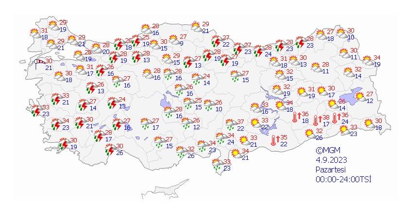 Meteoroloji'den sağanak uyarısı. Bu kez kuvvetli geliyor 17